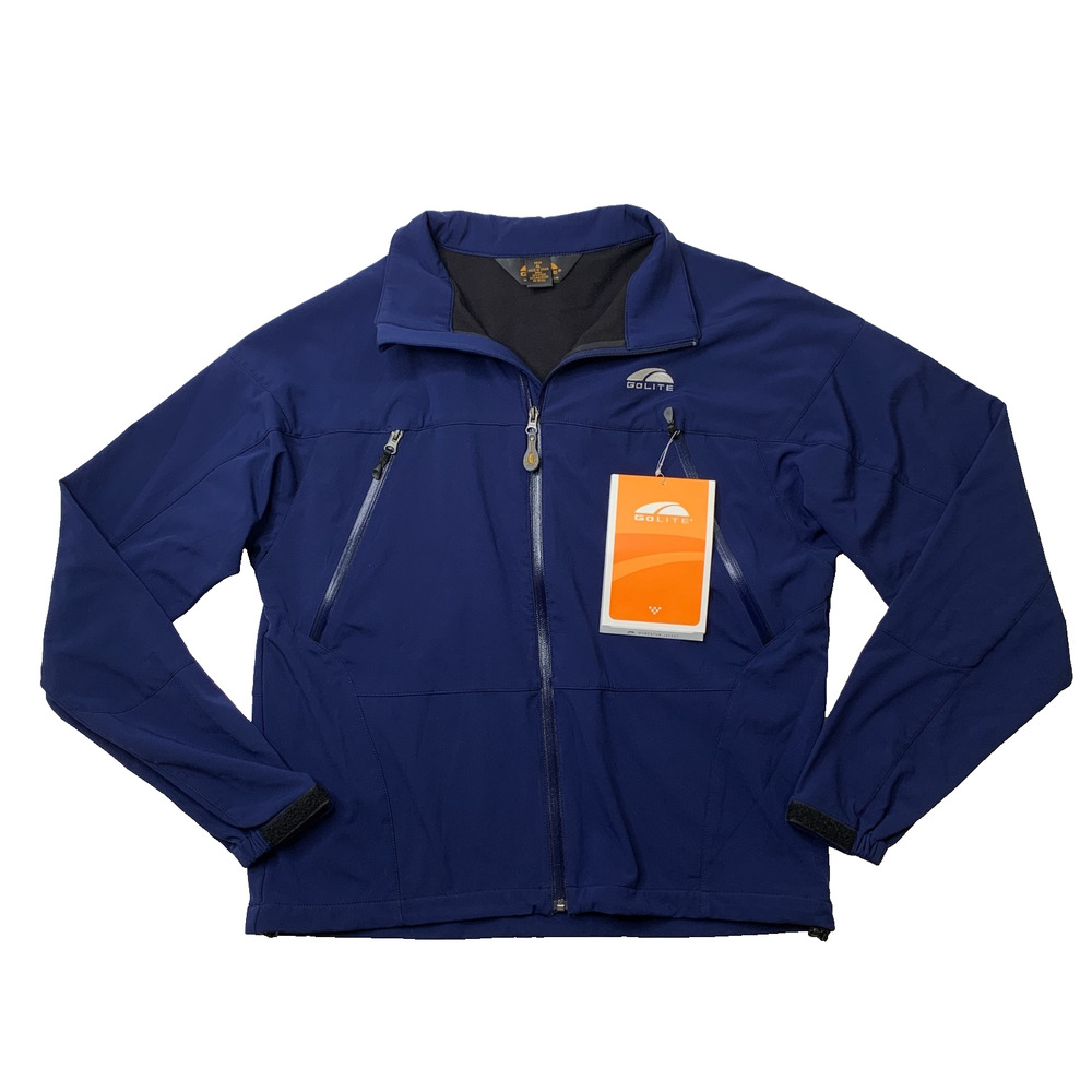 GoLite Jacket Mens M Medium Twilight Momentum Water Repellent Windproof Polartec